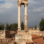 Roman ruins in Anjar, Lebanon